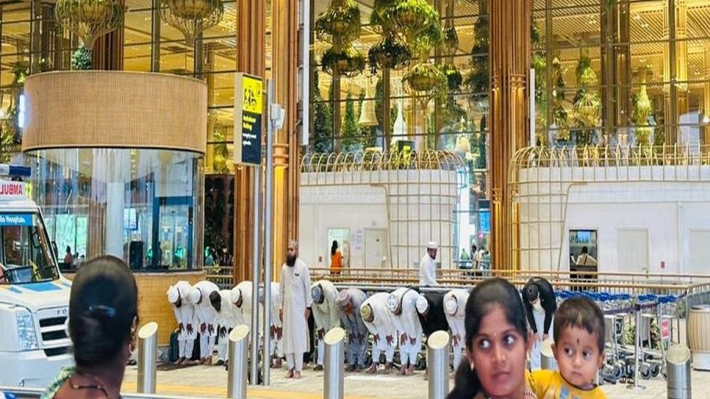 Passengers offering namaz at Bengaluru airport as video goes viral