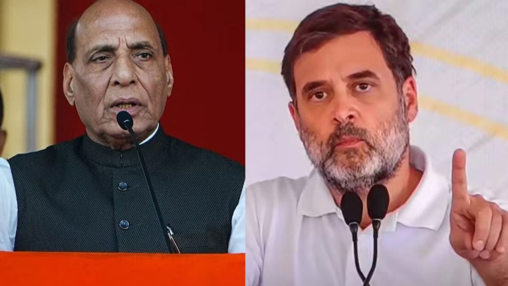rajnath singh on rahul gandhi statement