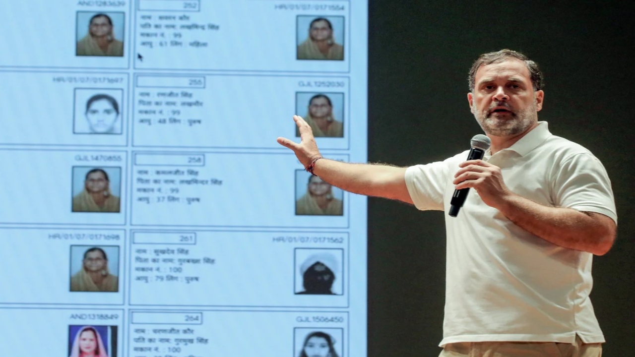 Rahul Gandhi allegation Vote Chori