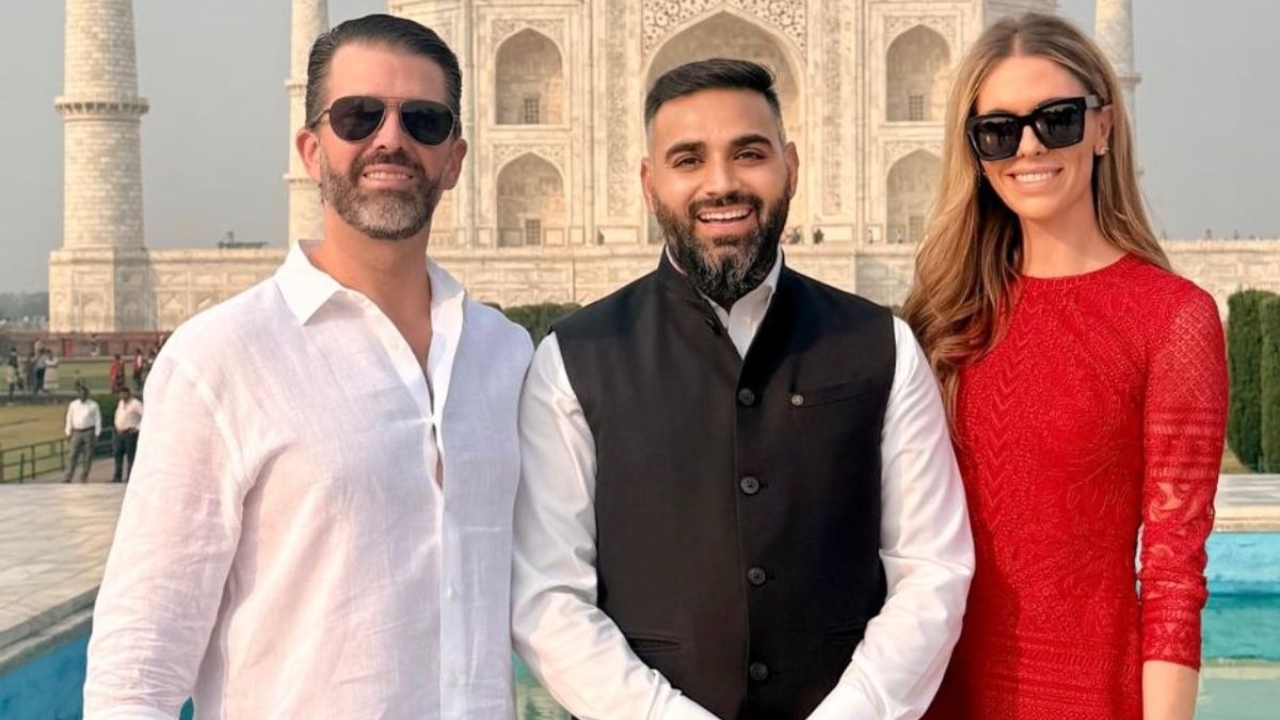 Taj Mahal visit Donald Trump Jr