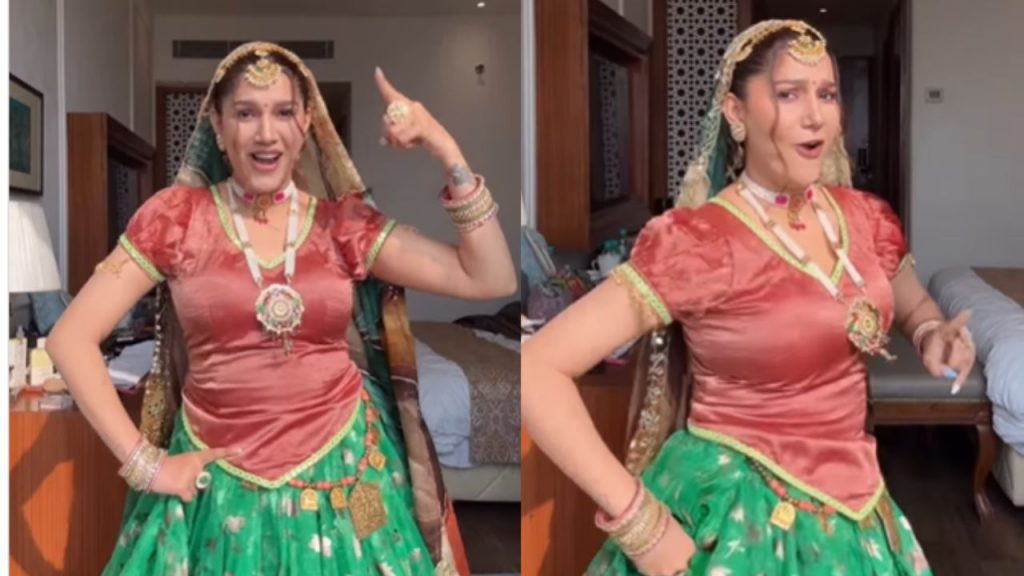 Sapna Choudhary dancing on Haryana Me Rola song viral video