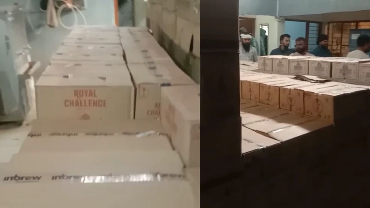 Bhopal Police recovered illegal liquor worth Rs 1.5 crore.