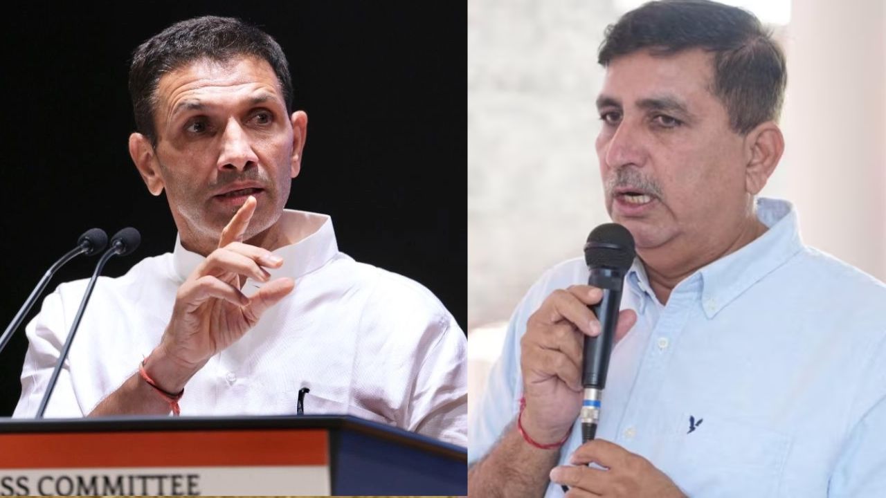 Jitu Patwari and Harish Chaudhary (File Photo)