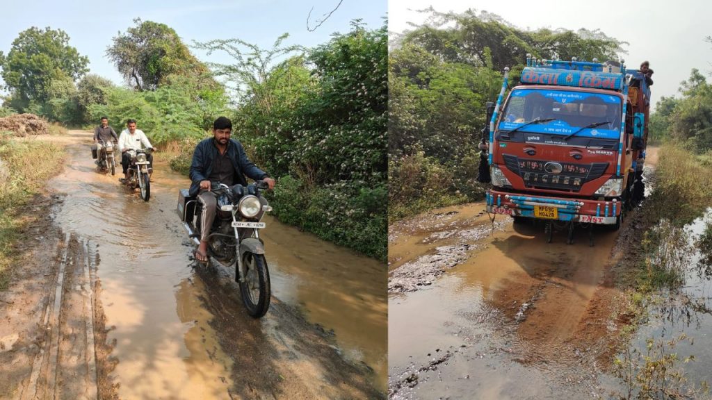 The problems of farmers increased due to the breaking of the canal in Barwani.