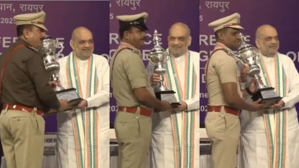 Home Minister Amit Shah honored the three best police stations in the country.