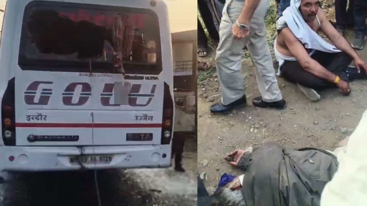 After the accident, angry people vandalized the bus.