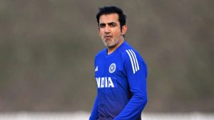 Gautam Gambhir giving a statement ahead of T20 World Cup preparation