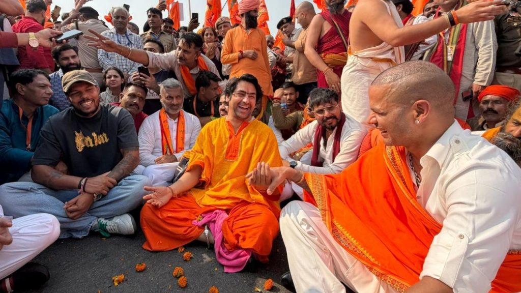 Baba Bageshwar Padyatra 2025 Shikhar Dhawan Join Dhirendra Krishna Shastri Yatra