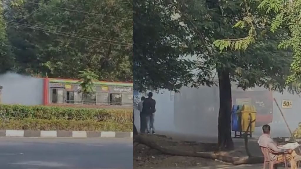 Smoke seen in a moving low-floor city bus in Bhopal, video goes viral