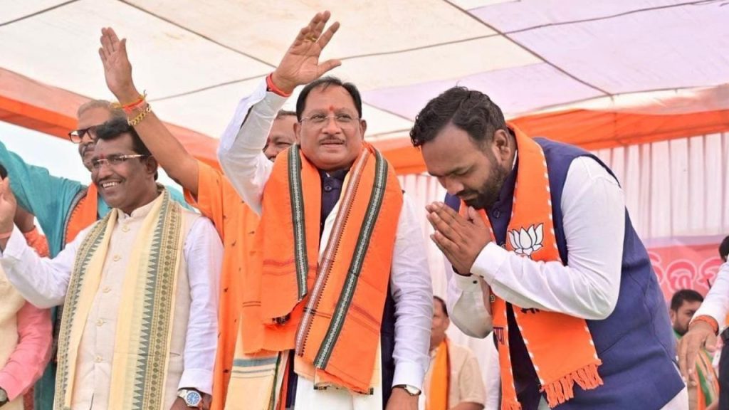 Nuapada by-election: CM Vishnudev Sai campaigned.