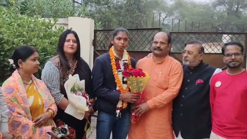 Chhattisgarh's daughter Sanju Devi was included in the Indian team for the Kabaddi World Cup.