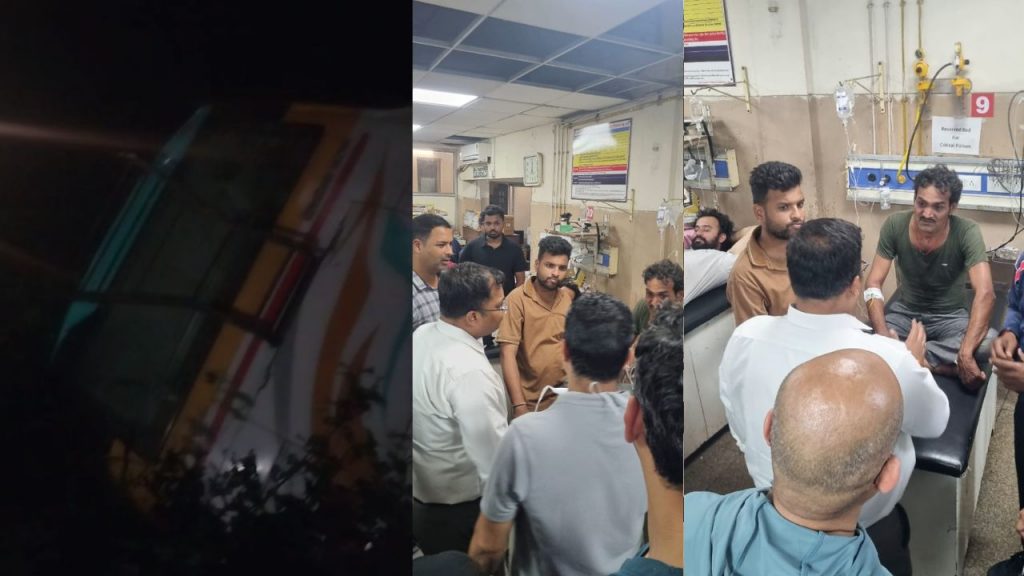 A bus fell into a ditch near Indore; three people died in the accident. The Chief Minister announced financial assistance of two lakh rupees each to the victims' families.