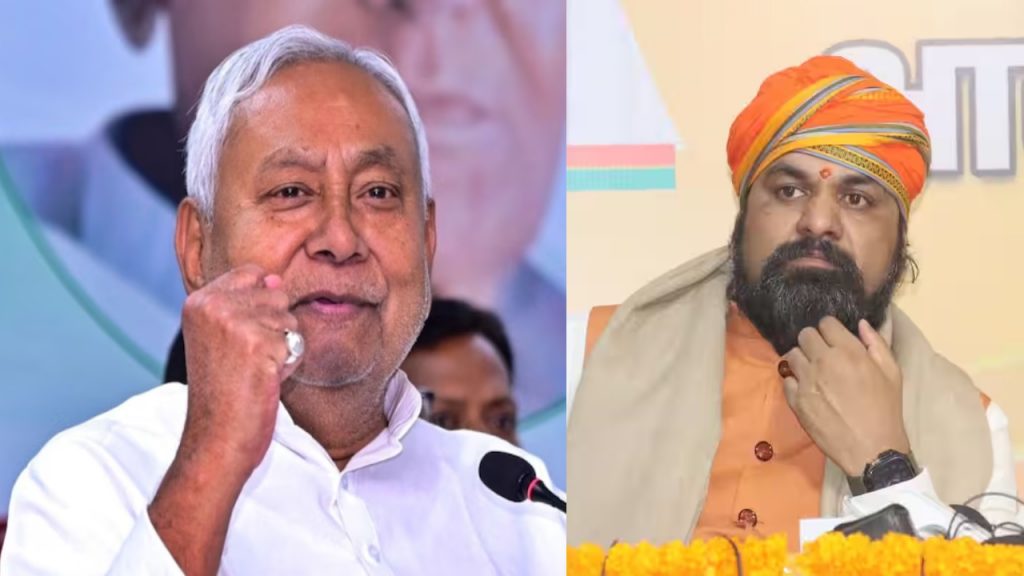 nitish Kumar and samrat Chaudhary