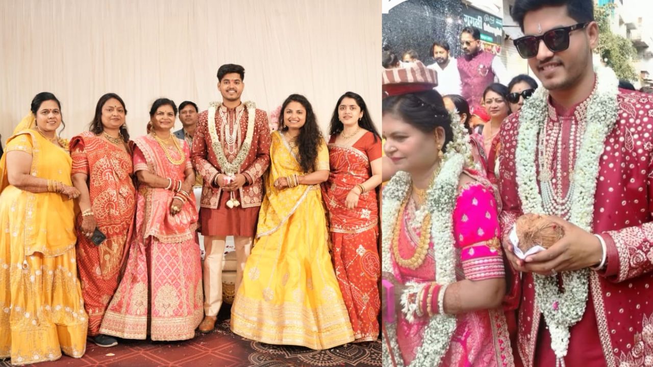 Pictures of CM Mohan Yadav's son Dr Abhimanyu's wedding and Mata Poojan surfaced.