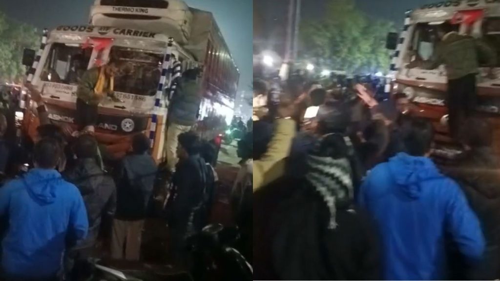 A controversy has erupted in Bhopal over cow meat smuggling.