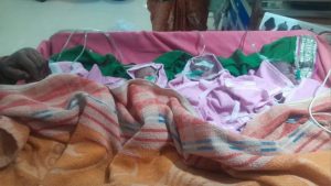A woman in Chhindwara gave birth to four children