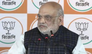 Amit Shah in Kolkata