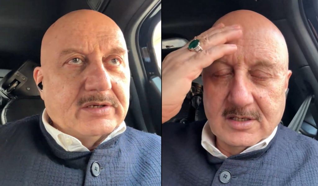 Anupam Kher flight cancelled