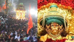 Baba Ranjit Hanuman's palanquin came out in Indore