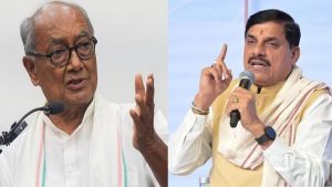 Digvijay Singh and CM Mohan Yadav