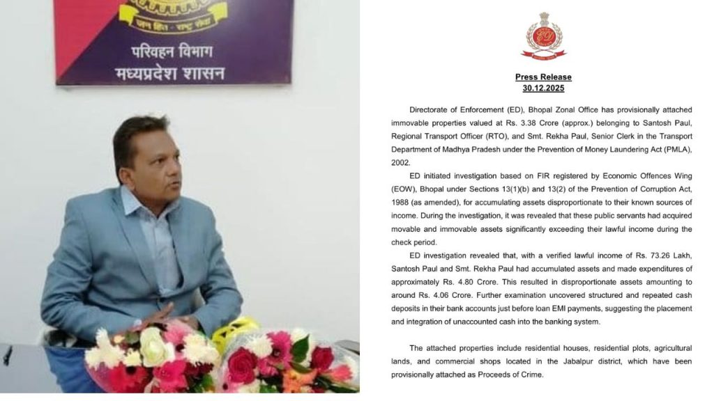 ED Action on Santosh Paul