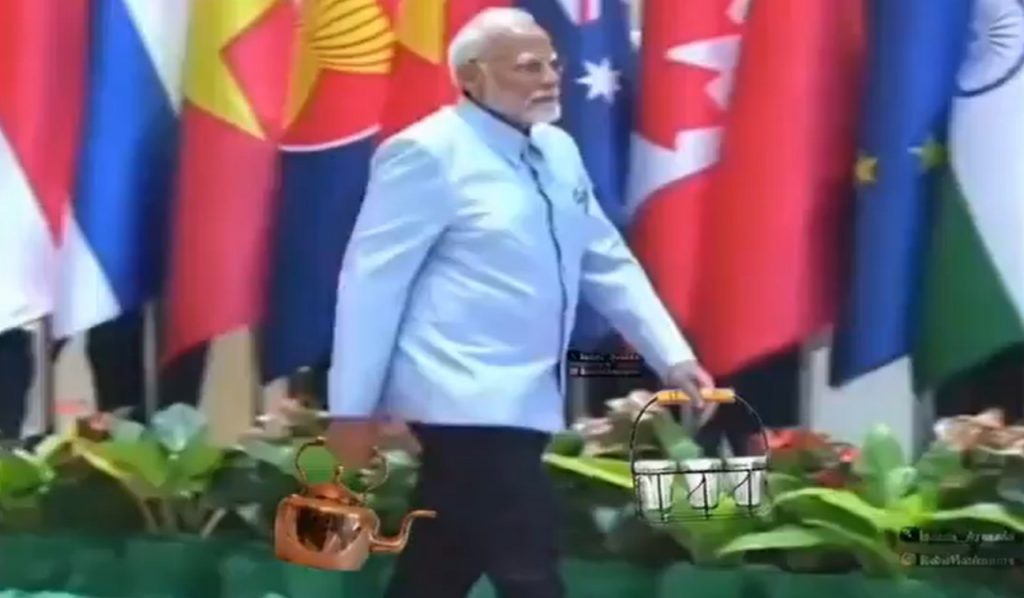 PM Modi AI video as a tea seller controversy