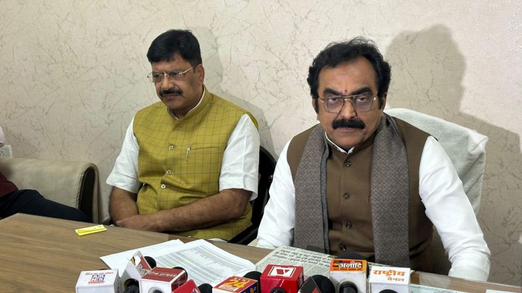 PWD Minister Rakesh Singh