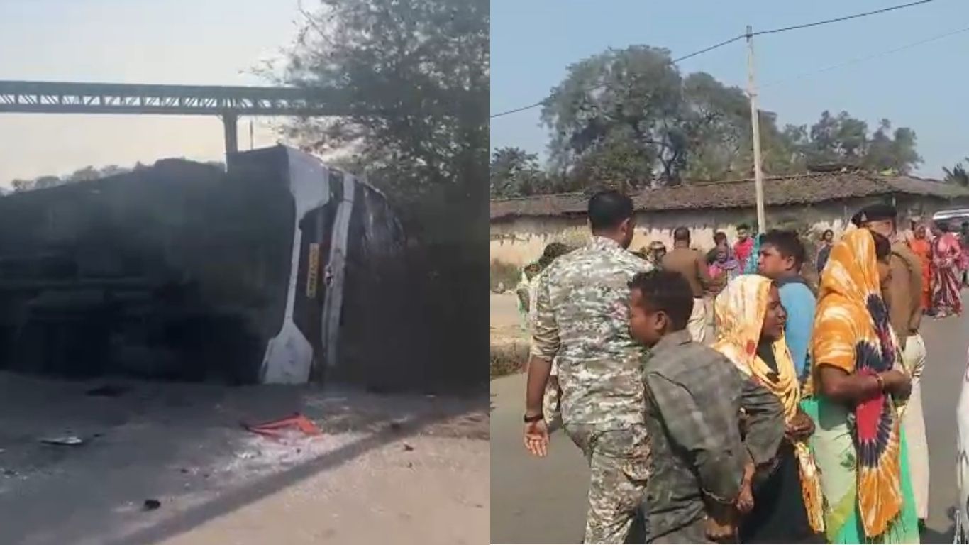 Protest against Jindal coal mine in Raigarh