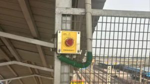 Railways have installed panic buttons at stations