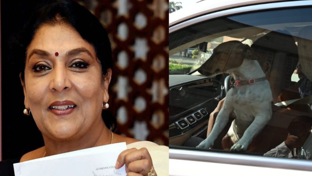 Renuka Chowdhary enters Parliament with pet dog; video goes viral