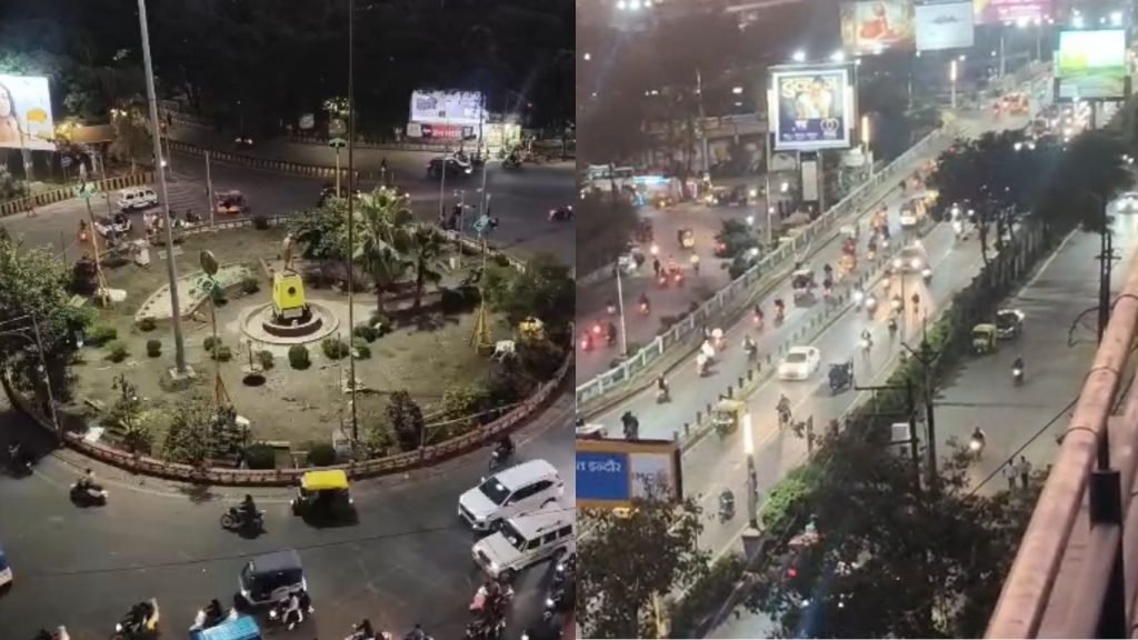 Trees are being cut down in Indore for the underground metro project