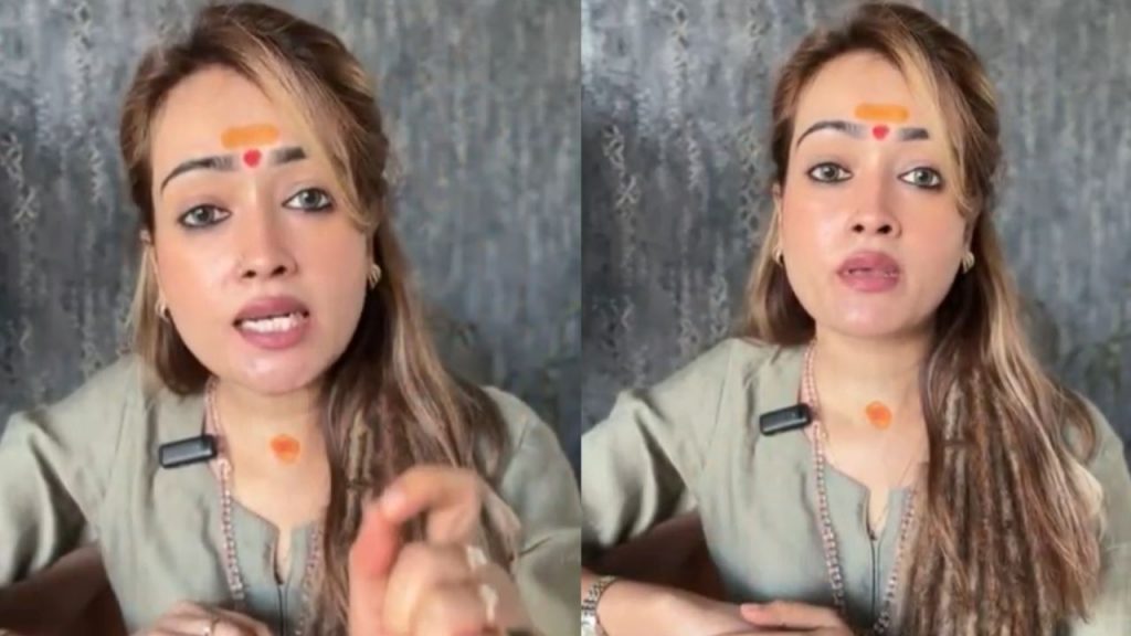 Social media influencer Harsha Richharia got furious at IAS Santosh.