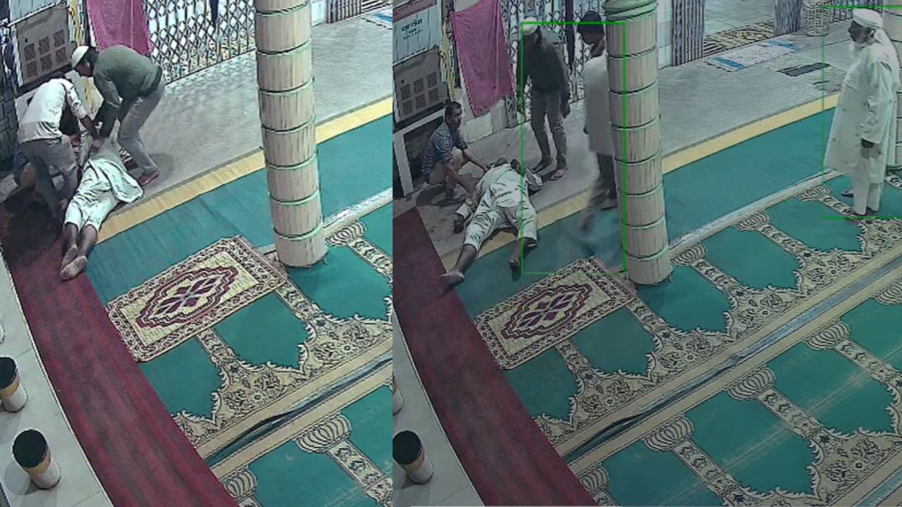 A man suddenly died inside a mosque in Khandwa.