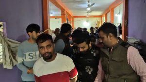 In Indore, BJP workers have arrested 17 youths on suspicion of being Bangladeshi.