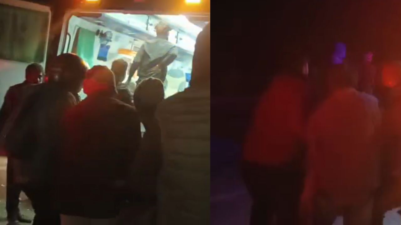 After the accident, the police, with the help of local people, took the injured to the hospital.