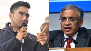 TMC leader Abhishek Banerjee and Chief Election Commissioner Gyanesh Kumar (File Photo)