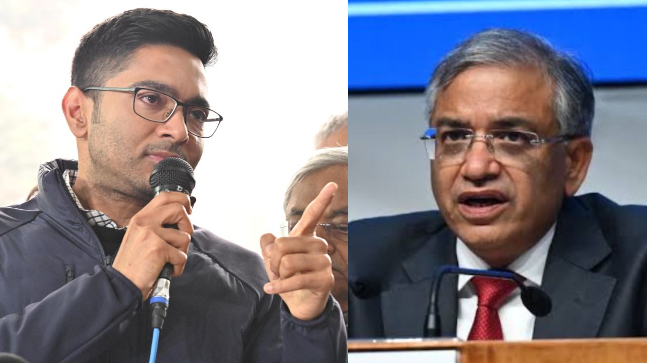 TMC leader Abhishek Banerjee and Chief Election Commissioner Gyanesh Kumar (File Photo)