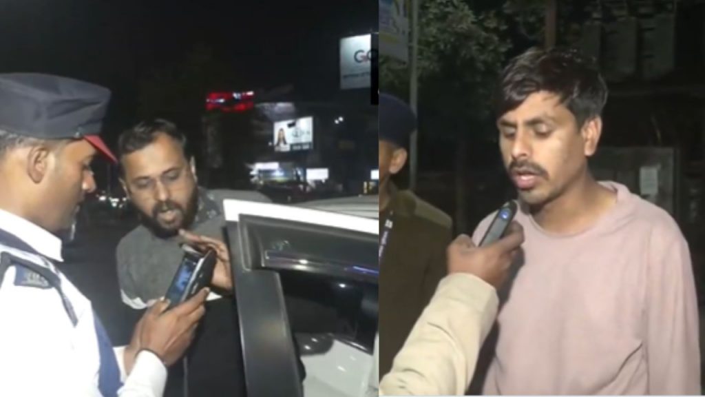 Police are investigating those driving under the influence of alcohol in Bhopal.