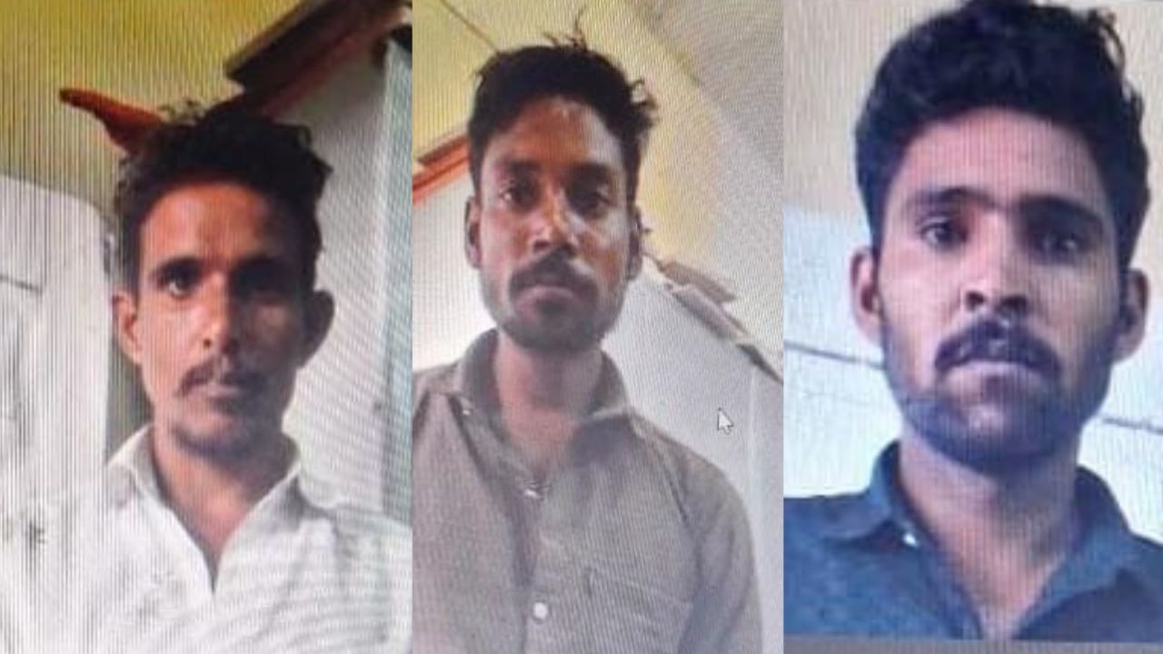 Three people including two officers suspended in Ujjain jail after three prisoners escaped.