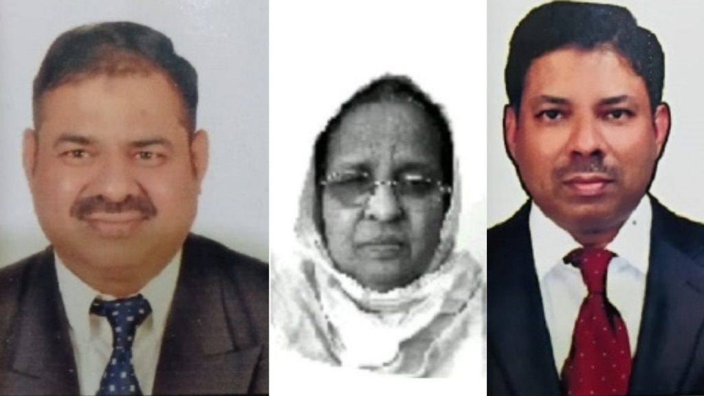 Noor Jehan and her two sons Aamir Khan and Danish Khan (File Photo)