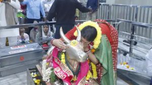 Former Union Minister Smriti Irani visited Baba Mahakal.