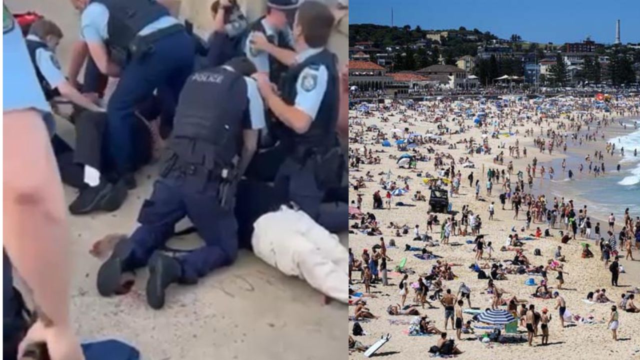 Police rushed the injured to hospital after a shooting in Sydney, Australia.