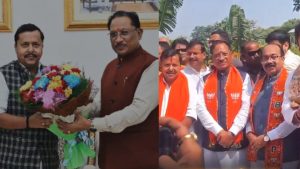 CM Sai congratulated Nitin Navin on being made the National Executive President.