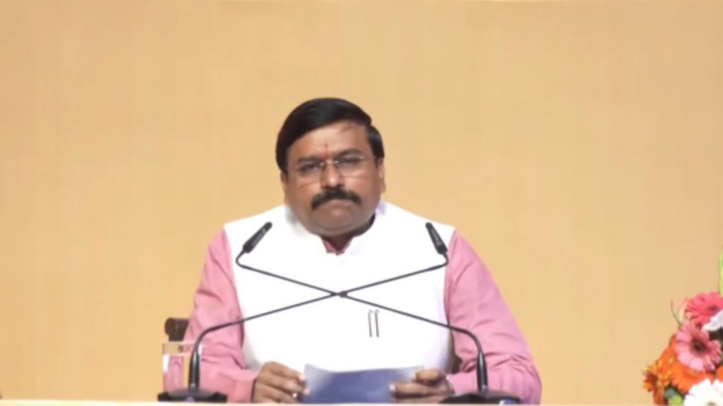 Madhya Pradesh Minister Dharmendra Pradhan Lodhi released the 2-year report card of the Tourism Department.