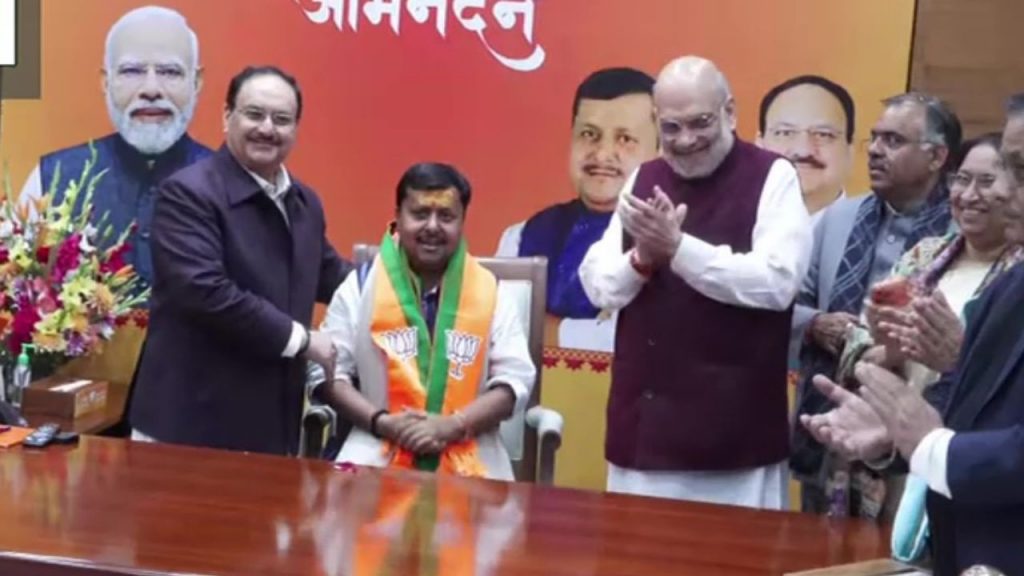 BJP's newly appointed National Executive President Nitin Navin formally assumed charge.