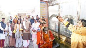 Prahlad Singh Patel's daughter Pratigya Singh Patel inaugurated the Narmada Parikrama.