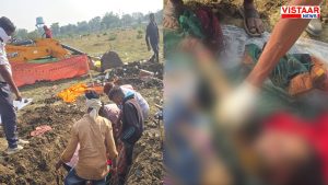 In Bilaspur, the body of the married woman was taken out from the grave after 10 days.
