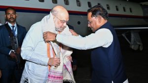 Union Home Minister Amit Shah reached Raipur, will attend the closing ceremony of Bastar Olympics