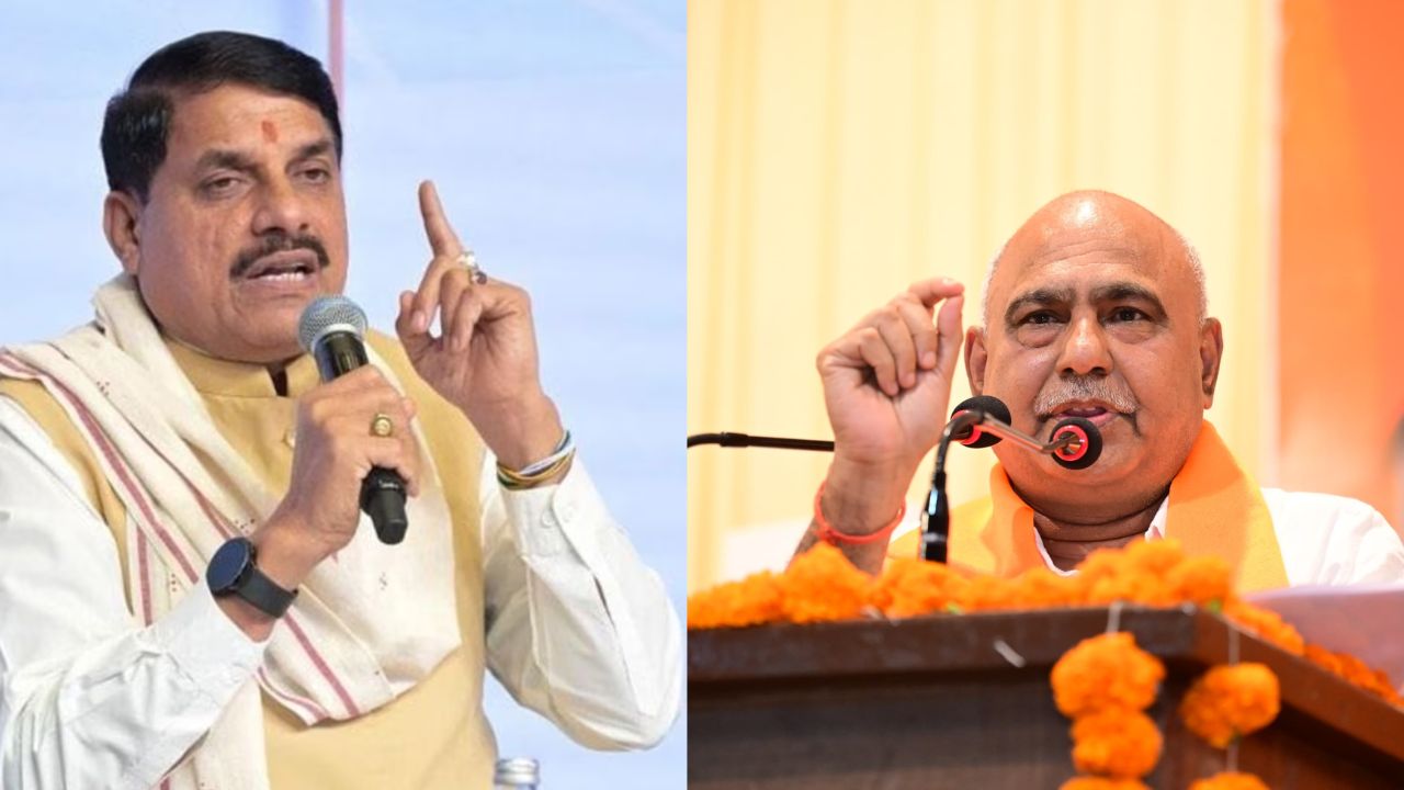 CM Mohan Yadav and BJP state president Hemant Khandelwal