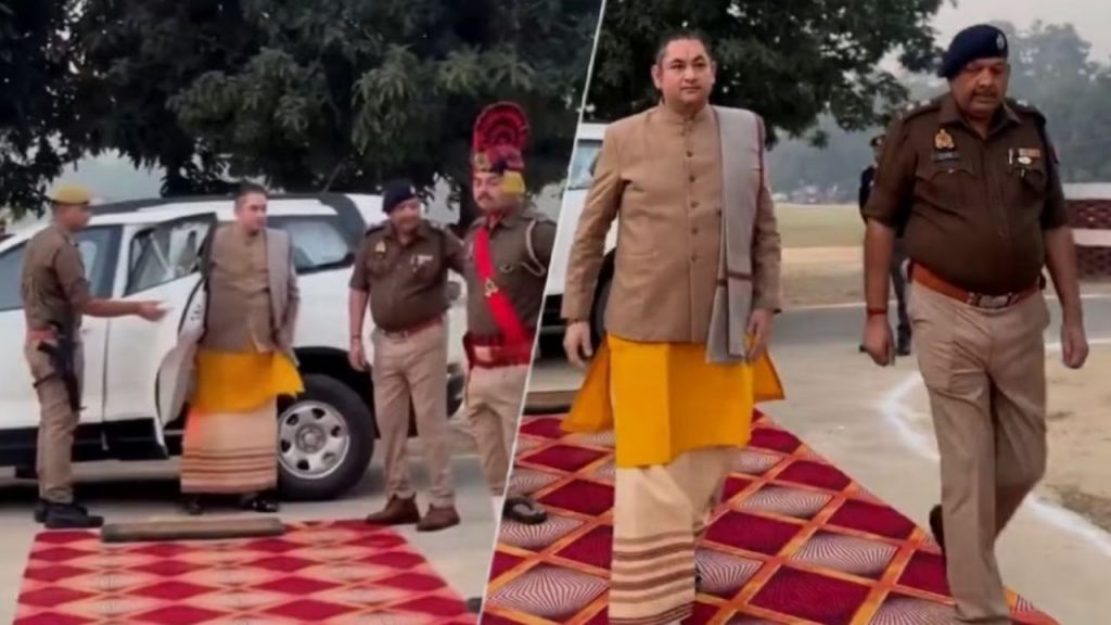 Pundrik Goswami Guard of Honour